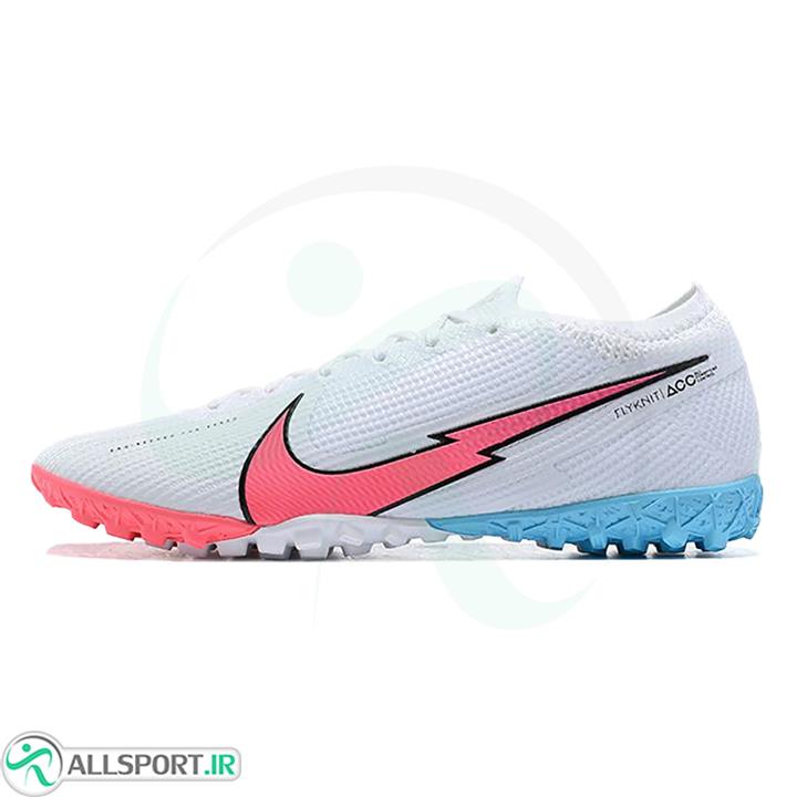 کفش چمن مصنوعی نایک مرکوریال طرح اصلی Nike Mercurial TF White Red Orbit Black Pink